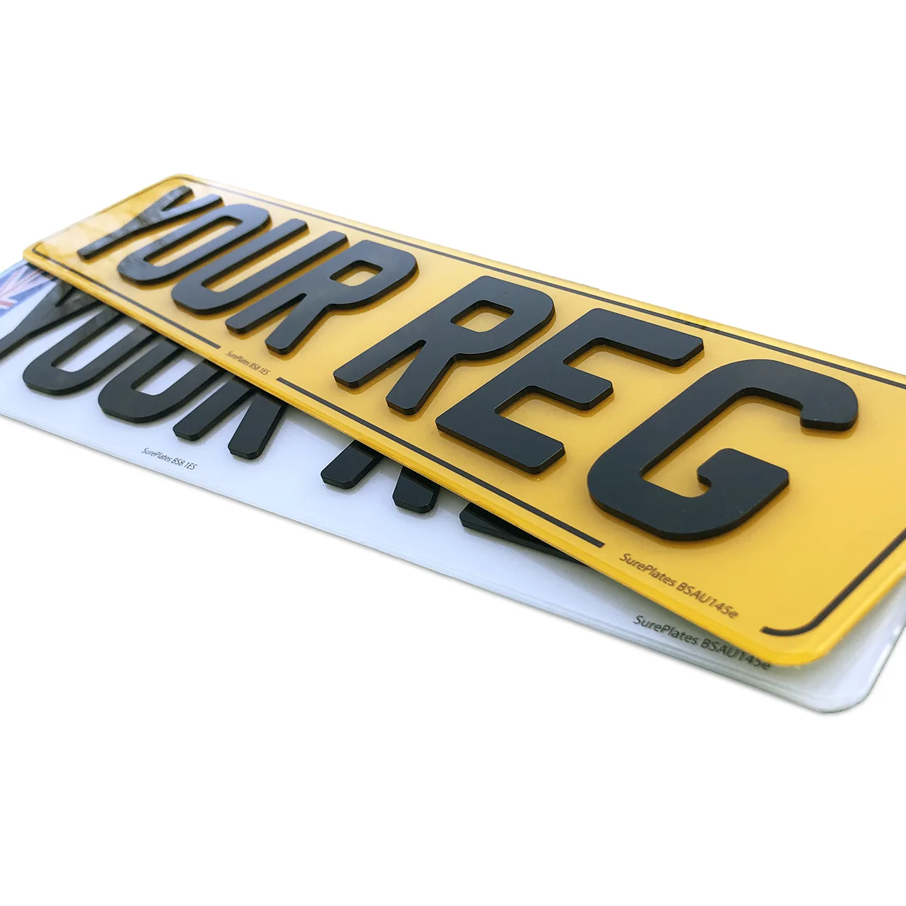 4D Number Plates (3mm)