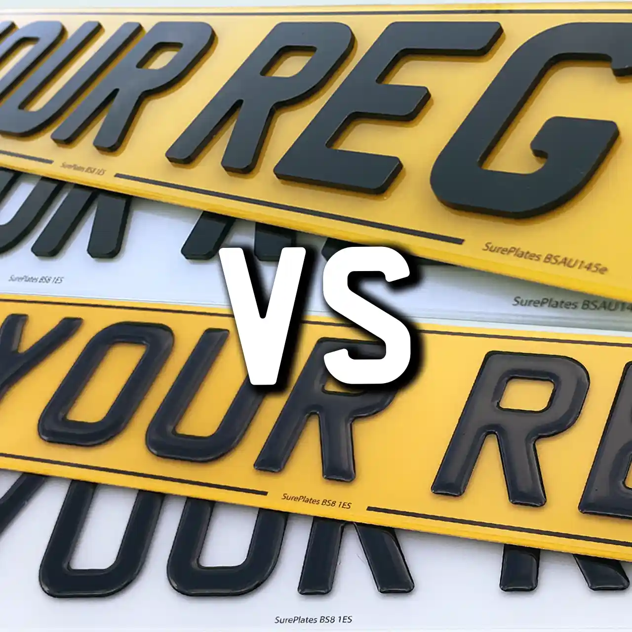 SurePlates 4D Number Plates vs Gel Number Plates Which Style Offers Better Durability copy