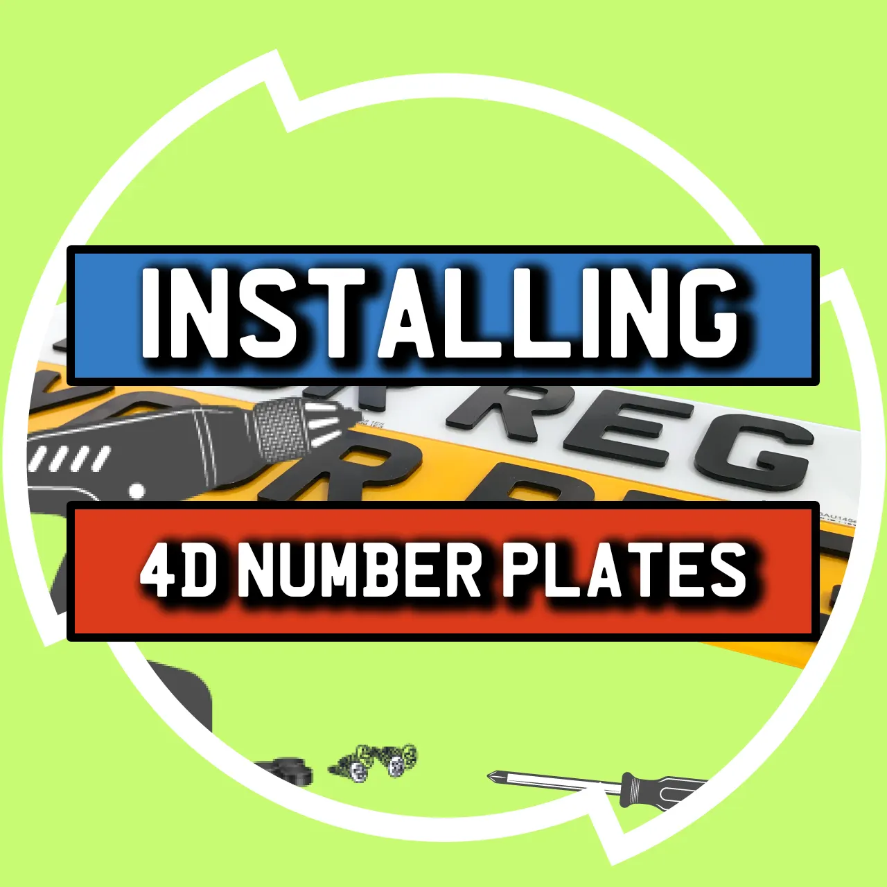4D Number Plates
