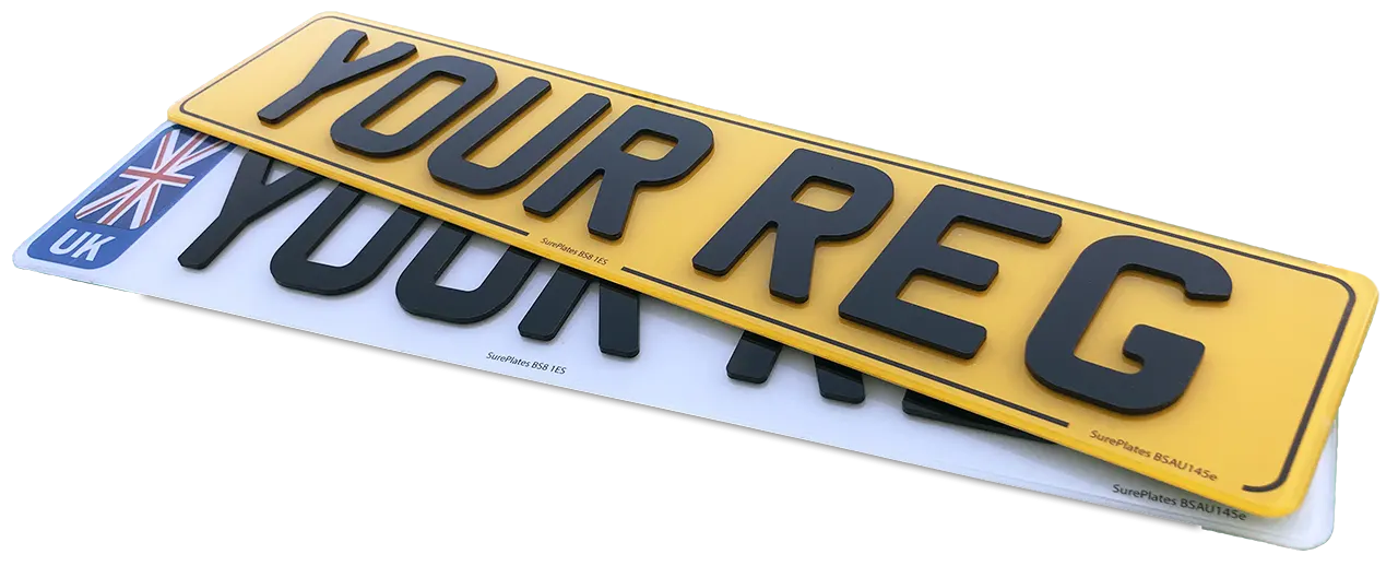 Top Quality Replacement Number Plates