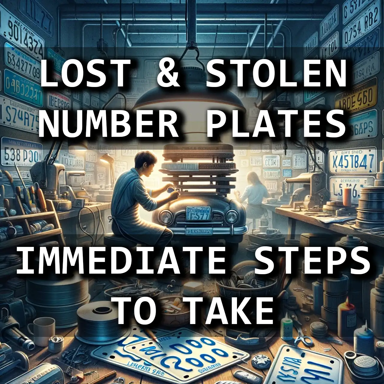 SurePlates Lost or Stolen Number Plates Immediate Steps to Take for Recovery copy