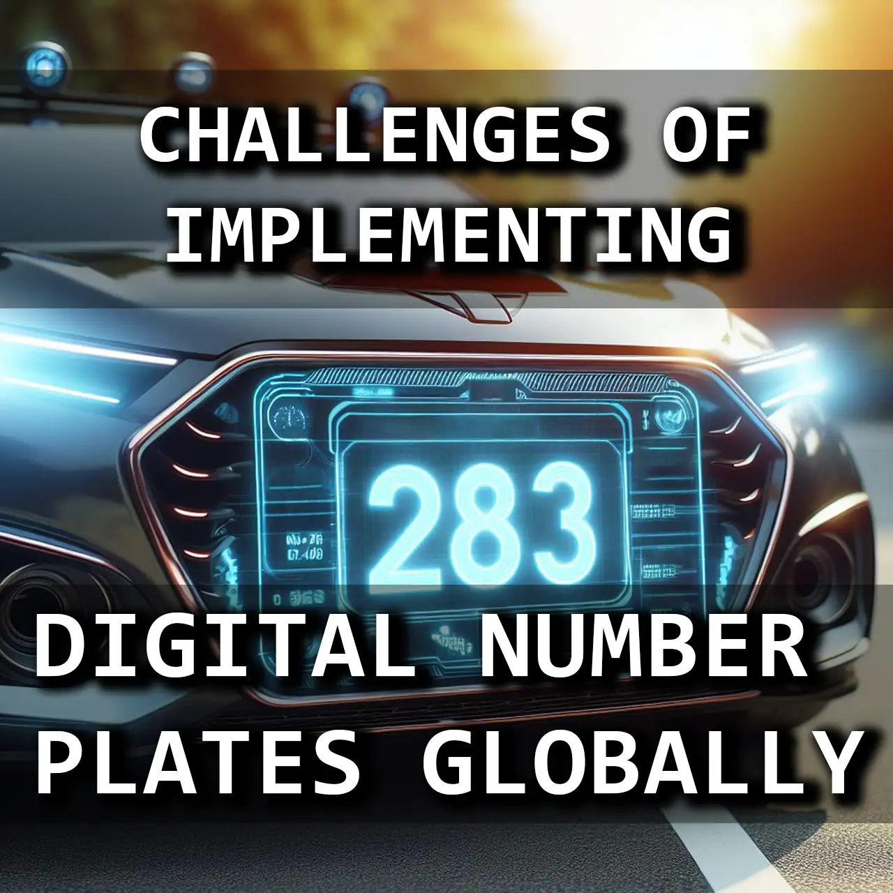 The Challenges of Implementing Digital Number Plates Globally