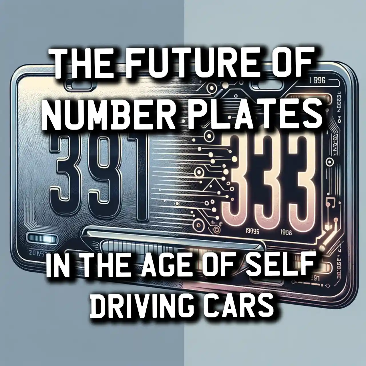 SurePlates The Future of Number Plates Will We Still Need Them in the Age of Self-Driving Cars