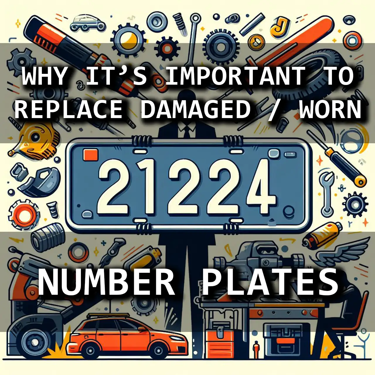 The Importance of Replacing Damaged or Worn Number Plates Promptly