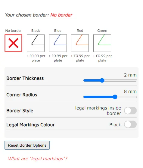 Border Options