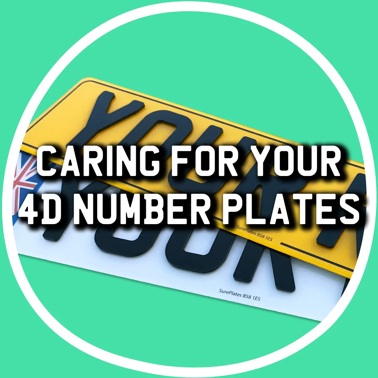 Caring For Your 4D Number Plates - SurePlates
