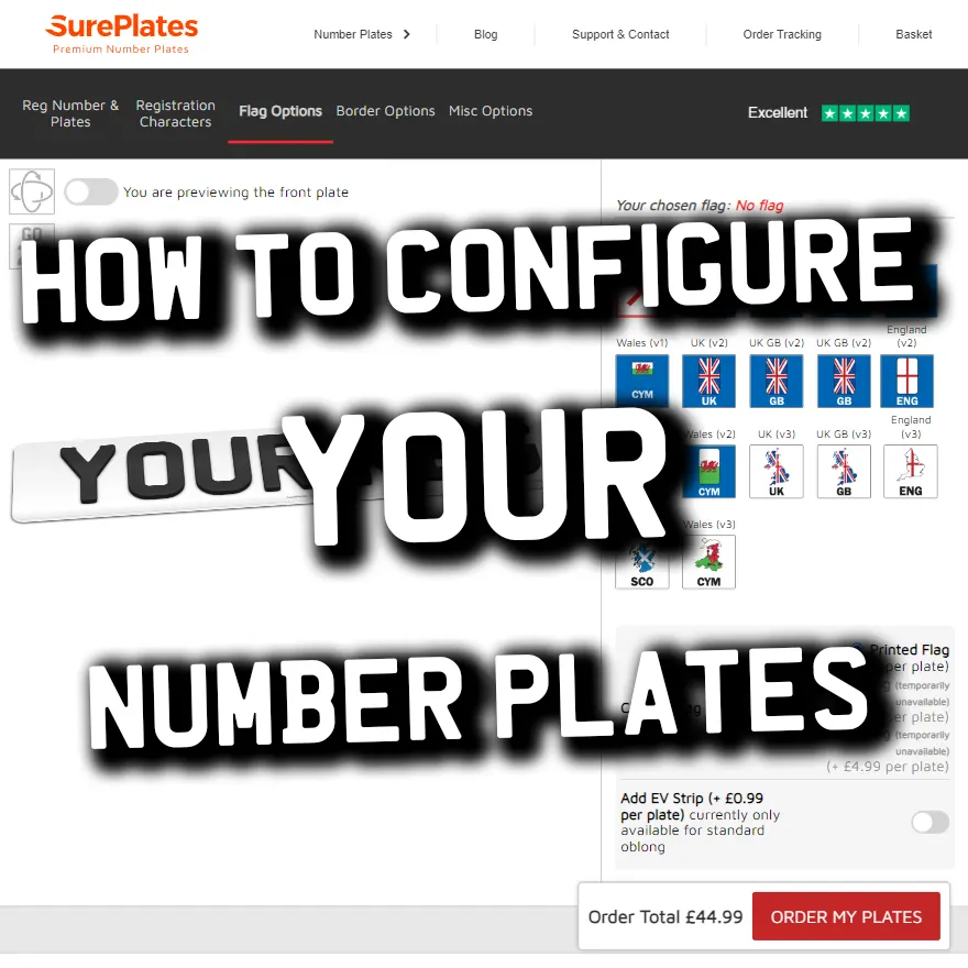 How To Configure Your Number Plates Thumbnail