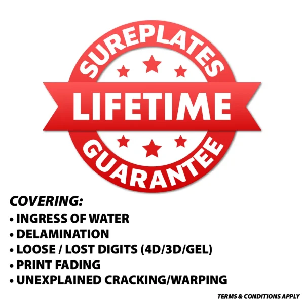 sureplates lifetime guarantee