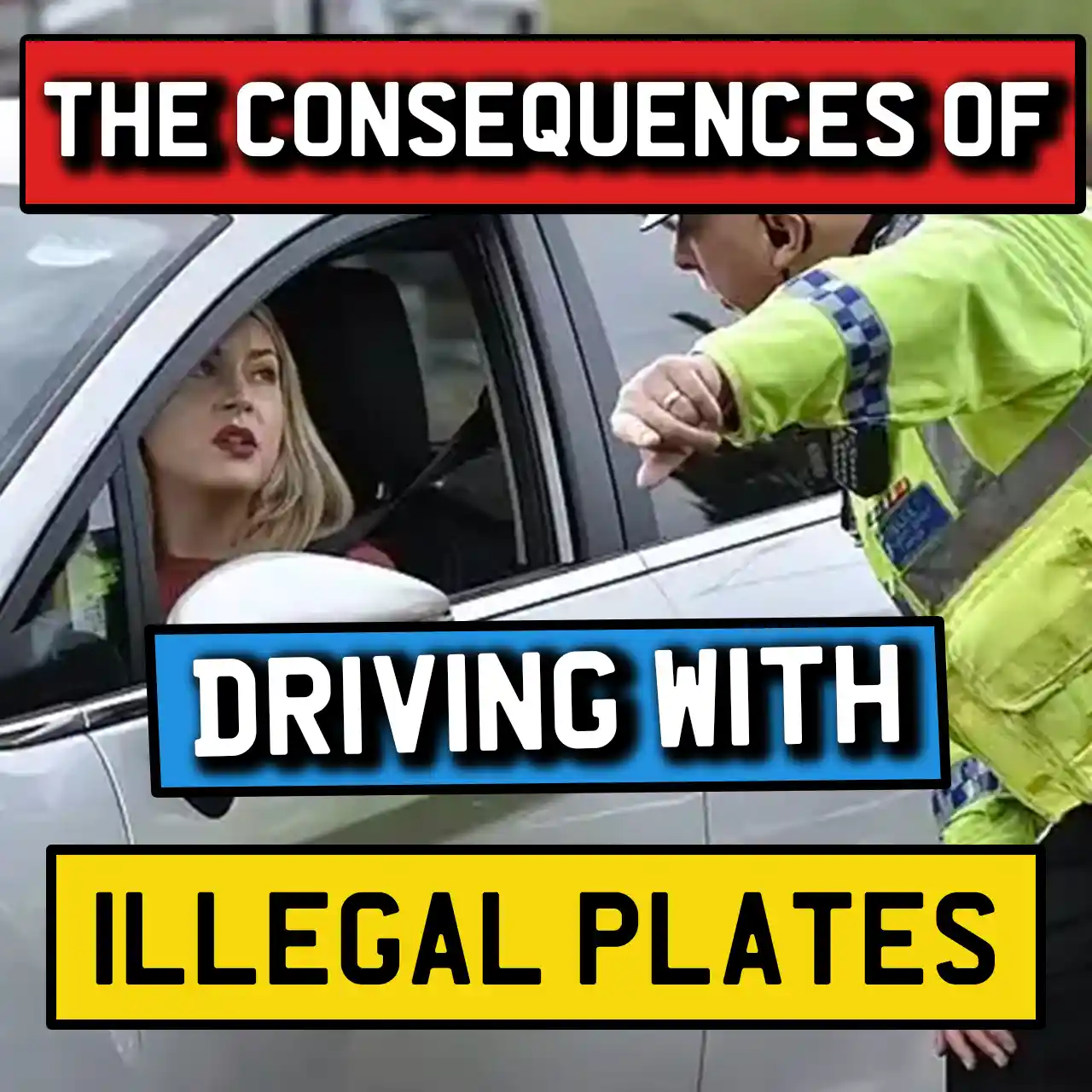 sureplates the consequences of driving with illegal plates